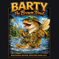Barty The Trout - AS Colour Mens Classic Oversized Tee Design