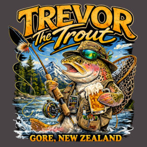 Trevor The Trout - Thread Project Womens Diva Tee Design