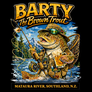 Barty The Trout - Cloke Kids Origin Hoodie Design