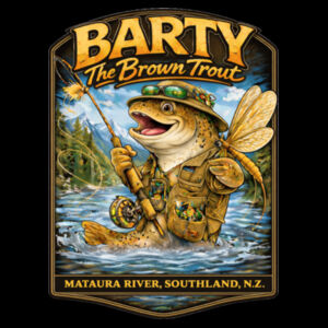 Barty The Trout - AS Colour Surf Kids Cap Design