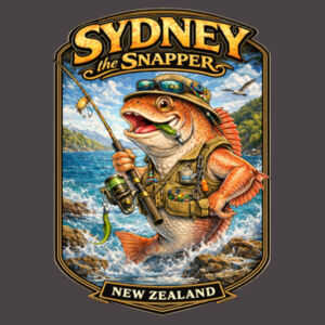 Sydney The Snapper - Thread Project Youth Epic Tee Design