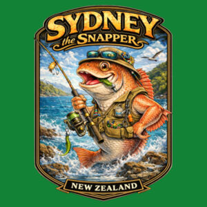 Sydney The Snapper - Thread Project Kids Epic Tee Design