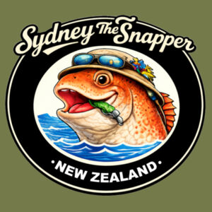 Sydney The Snapper - JB's Mens Fleecy Hoodie Design