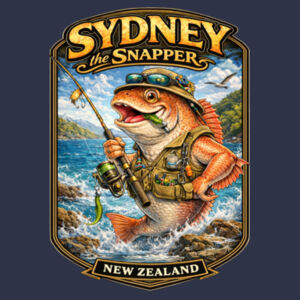 Sydney The Snapper - AS Colour Mens Box Hood Design
