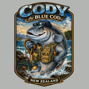 Cody The Cod - AS Colour Mens Classic Minus Tee Design