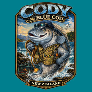 Cody The Cod - Thread Project Womens Diva Tee Design
