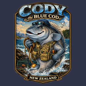 Cody The Cod - AS Colour Youth Classic Tee Design
