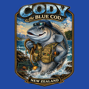 Cody The Cod - Thread Project Kids Epic Tee Design