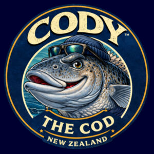 Cody The Cod - Cloke Youth Origin Hoodie Design