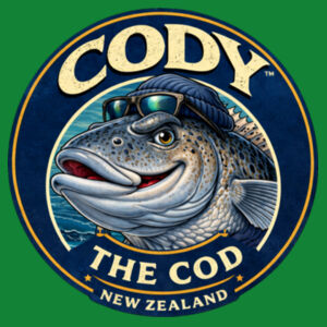 Cody The Cod - Cloke Womens Origin Hoodie Design