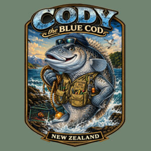 Cody The Cod - AS Colour Womens Premium Hood Design