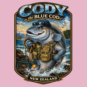 Cody The Cod - Cloke Womens Origin Hoodie Design