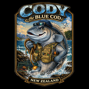 Cody The Cod - AS Colour Womens Heavy Hood Design