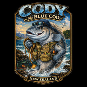 Cody The Cod - Thread Project Kids Epic Hoodie Design