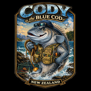 Cody The Cod - Thread Project Youth Epic Hoodie Design