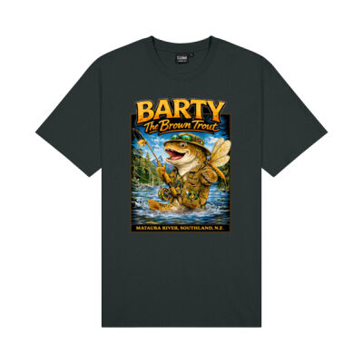 Barty The Trout  - Cloke Mens Outline Tee Thumbnail