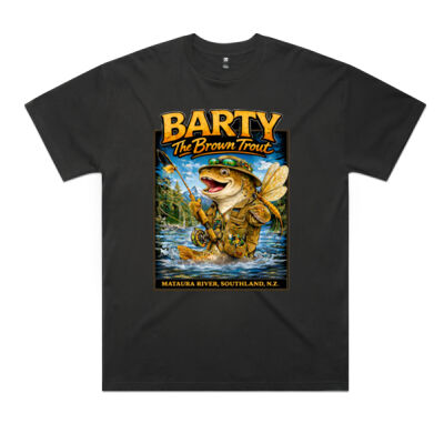 Barty The Trout - AS Colour Mens Classic Oversized Tee Thumbnail