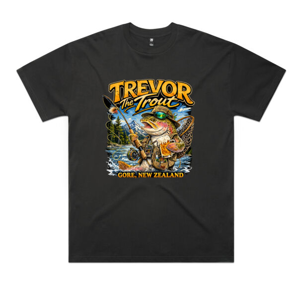 Trevor The Trout - AS Colour Mens Classic Oversized Tee Thumbnail