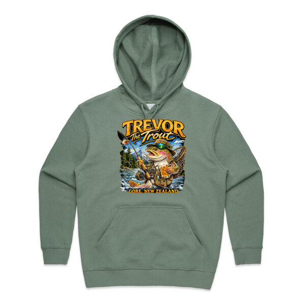 Trevor The Trout Hoodie Thumbnail