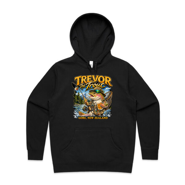 Trevor The Trout Hoodie Thumbnail
