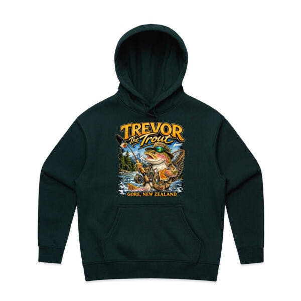 Trevor The Trout Hoodie Thumbnail