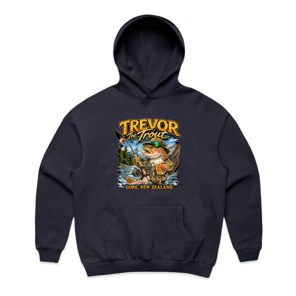 Trevor The Trout Hoodie Thumbnail