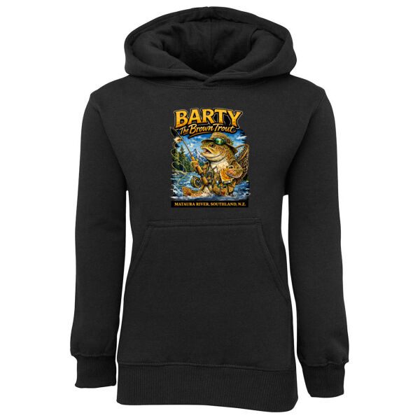 Barty The Trout - JB's Kids Fleecy Hoodie Thumbnail