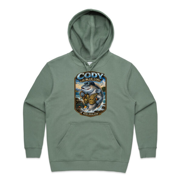 Cody The Cod - AS Colour Womens Premium Hood Thumbnail